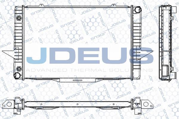Jdeus RA0310370 - Радиатор, охлаждение двигателя autodif.ru