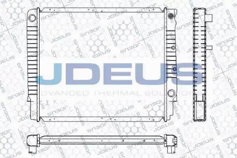 Jdeus RA0310260 - Радиатор, охлаждение двигателя autodif.ru