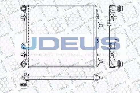 Jdeus RA0250090 - Радиатор, охлаждение двигателя autodif.ru