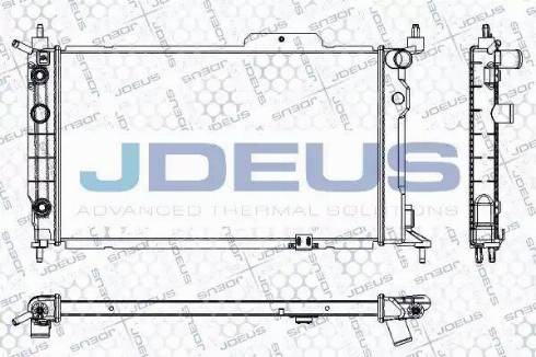 Jdeus RA0200641 - Радиатор, охлаждение двигателя autodif.ru