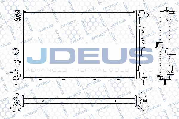 Jdeus RA0200651 - Радиатор, охлаждение двигателя autodif.ru
