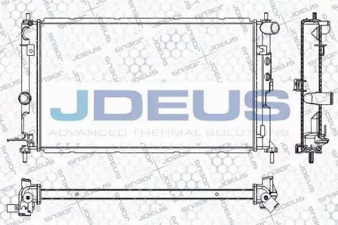 Jdeus RA0200681 - Радиатор, охлаждение двигателя autodif.ru