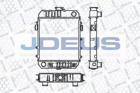 Jdeus RA0200280 - Радиатор, охлаждение двигателя autodif.ru