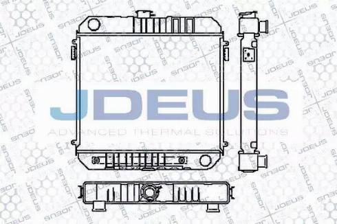 Jdeus RA0200220 - Радиатор, охлаждение двигателя autodif.ru