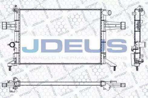 Jdeus RA0200760 - Радиатор, охлаждение двигателя autodif.ru