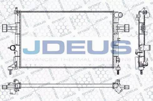 Jdeus RA0200770 - Радиатор, охлаждение двигателя autodif.ru