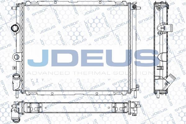 Jdeus RA0230640 - Радиатор, охлаждение двигателя autodif.ru