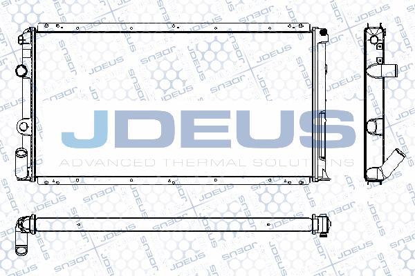 Jdeus RA0230740 - Радиатор, охлаждение двигателя autodif.ru