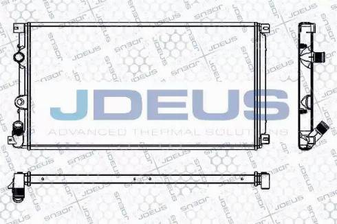 Jdeus RA0230730 - Радиатор, охлаждение двигателя autodif.ru