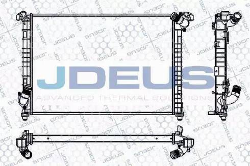 Jdeus RA0700020 - Радиатор, охлаждение двигателя autodif.ru