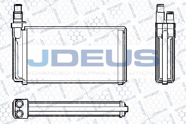 Jdeus RA2000000 - Теплообменник, отопление салона autodif.ru