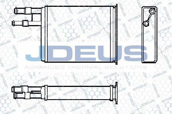 Jdeus RA2070050 - Теплообменник, отопление салона autodif.ru