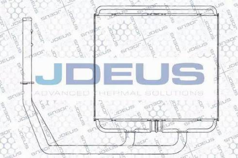 Jdeus RA2140061 - Теплообменник, отопление салона autodif.ru