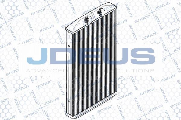 Jdeus RA2140230 - Теплообменник, отопление салона autodif.ru