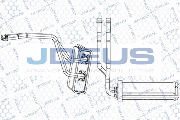 Jdeus RA2110940 - Теплообменник, отопление салона autodif.ru