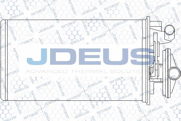 Jdeus RA2110230 - Теплообменник, отопление салона autodif.ru