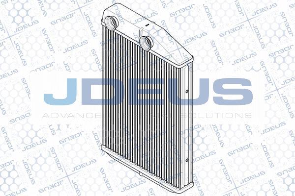 Jdeus RA2111210 - Теплообменник, отопление салона autodif.ru
