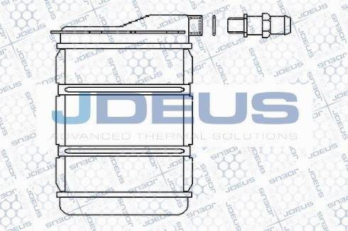 Jdeus RA2230060S - Теплообменник, отопление салона autodif.ru
