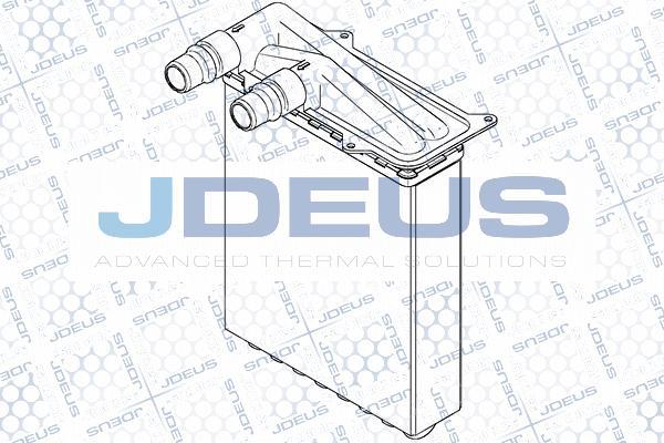 Jdeus RA2230790 - Теплообменник, отопление салона autodif.ru