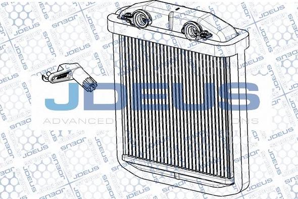 Jdeus RA2231100 - Теплообменник, отопление салона autodif.ru