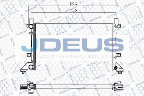 Jdeus TH0540006 - Термостат охлаждающей жидкости / корпус autodif.ru