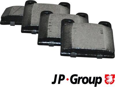 JP Group 4963700210 - Тормозные колодки, дисковые, комплект autodif.ru