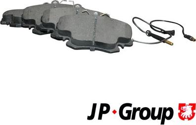JP Group 4163603110 - Тормозные колодки, дисковые, комплект autodif.ru