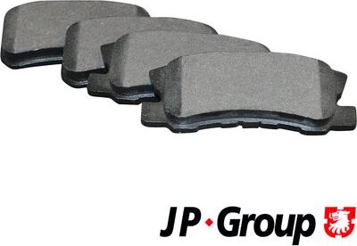 JP Group 4163700310 - Тормозные колодки, дисковые, комплект autodif.ru