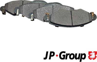 JP Group 4863600910 - Тормозные колодки, дисковые, комплект autodif.ru