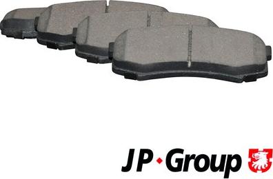 JP Group 4863701710 - Тормозные колодки, дисковые, комплект autodif.ru