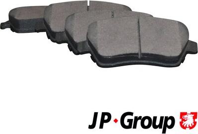 JP Group 4363601910 - Тормозные колодки, дисковые, комплект autodif.ru