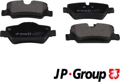 JP Group 6063700310 - Тормозные колодки, дисковые, комплект autodif.ru