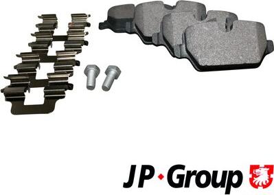 JP Group 1463700510 - Тормозные колодки, дисковые, комплект autodif.ru