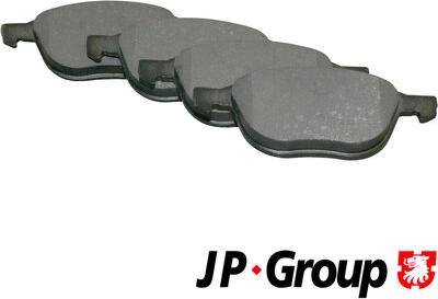 JP Group 1563600110 - Тормозные колодки, дисковые, комплект autodif.ru