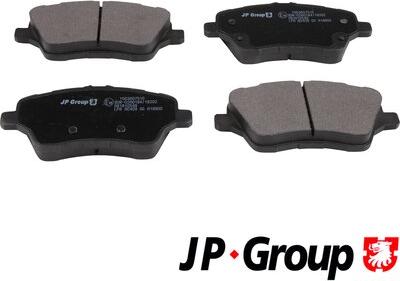 JP Group 1563607510 - Тормозные колодки, дисковые, комплект autodif.ru