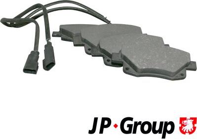 JP Group 1563700110 - Тормозные колодки, дисковые, комплект autodif.ru
