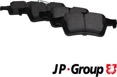 JP Group 1563701510 - Тормозные колодки, дисковые, комплект autodif.ru