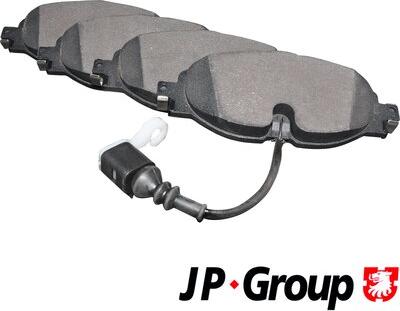 JP Group 1163609510 - Тормозные колодки, дисковые, комплект autodif.ru