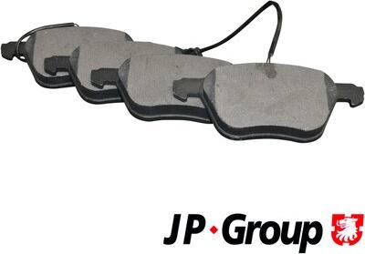 JP Group 1163604310 - Тормозные колодки, дисковые, комплект autodif.ru