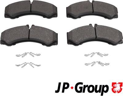JP Group 1163601610 - Тормозные колодки, дисковые, комплект autodif.ru