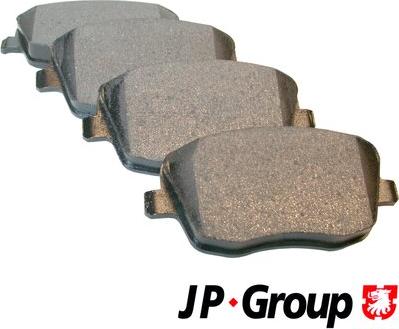 JP Group 1163603010 - Тормозные колодки, дисковые, комплект autodif.ru