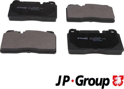 JP Group 1163613810 - Тормозные колодки, дисковые, комплект autodif.ru