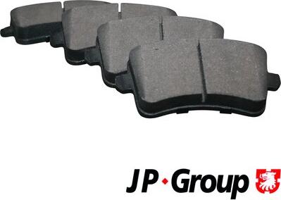 JP Group 1163706810 - Тормозные колодки, дисковые, комплект autodif.ru