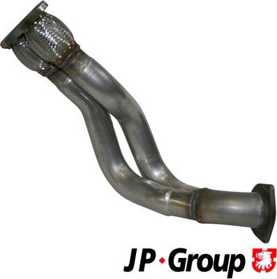 JP Group 1120208100 - Труба выхлопного газа SEAT ALHAMBRA 2.0 96-10/VW SHARAN 2.0 95-10 autodif.ru