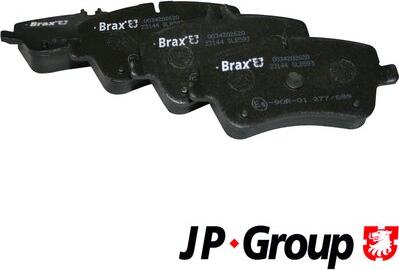 JP Group 1363600710 - Тормозные колодки, дисковые, комплект autodif.ru