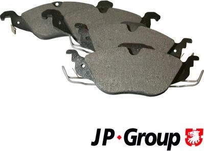 JP Group 1263600210 - Тормозные колодки, дисковые, комплект autodif.ru