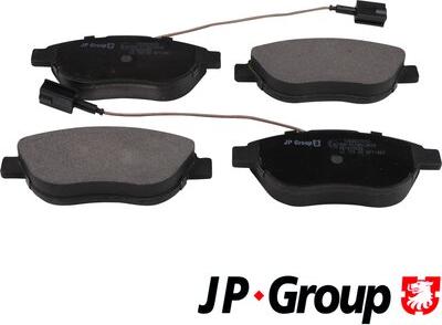 JP Group 1263607610 - Тормозные колодки, дисковые, комплект autodif.ru