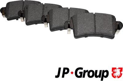 JP Group 1263700910 - Тормозные колодки, дисковые, комплект autodif.ru