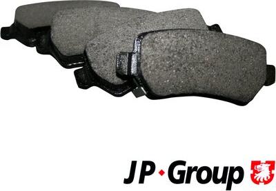 JP Group 1263700110 - Тормозные колодки, дисковые, комплект autodif.ru