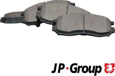 JP Group 3563601210 - Тормозные колодки, дисковые, комплект autodif.ru